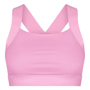 Sujetador Deportivo de Yoga para Mujer de Alta Calidad, Transpirable, de Spandex/Nailon, Estilo Simple, Alto Soporte, Logotipo Frontal, Diseño Sólido - Product Image 6