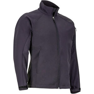 Blouson de bombardier imperméable en toile pour hommes avec col rabattu et logo avant - Product Image 6