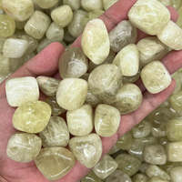 Pierres roulées d'agate Al Fazal de citrine de citron de haute qualité polies pour les cristaux d'amour et de guérison Feng Shui