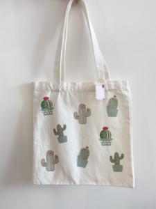 กระเป๋าถือสตรีกระเป๋าทรงสี่เหลี่ยมมีโลโก้พิมพ์ลายเองได้ทำจากผ้าแคนวาสผ้าไหมผ้าฝ้ายลายเวลาแบบกำหนดเองมีแถบสี USD - Product Image 4