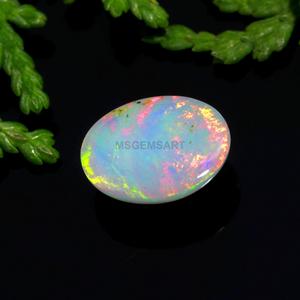 Neuester Artikel: Opal Loser Edelstein 7x5mm Glatter Cabochon Opal Äthiopischer Opal Ovale Form Edelstein Geschenkbox - Product Image 3