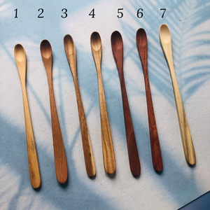 ช้อนหัตถกรรมไม้ใช้ซ้ำได้เกรดอาหารเครื่องกวนไม้งานฝีมือที่เป็นมิตรต่อสิ่งแวดล้อมผลิตโดย Vitrapro - Product Image 1