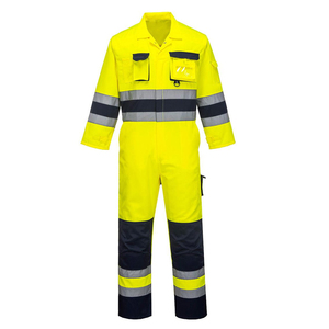 Combinaison de sécurité respirante de qualité supérieure haute visibilité, best-seller, vêtements de travail universels en coton, uniforme de travail unisexe - Product Image 4