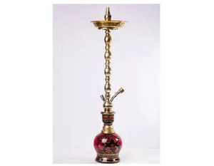 Narguilés Farida en laiton massif trois niveaux shisha lounge premium égyptien grand narguilés - Product Image 4