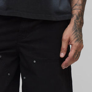 Shorts en denim pour hommes de haute qualité, décontractés, tendance, respirants, en coton mélangé, parfaits pour les voyages, prix de gros pour les acheteurs en gros - Product Image 4
