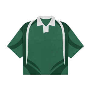 Nueva llegada de alta calidad 100% algodón personalizar camiseta de fútbol hombres camisetas de gran tamaño transpirable anti-pilling manga corta - Product Image 6