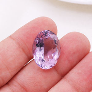Comprar 18Ct Natural púrpura amatista facetada hecha a mano corte ovalado piedra preciosa suelta 20x15 MM IGI piedra certificada joyería para mayorista - Product Image 5
