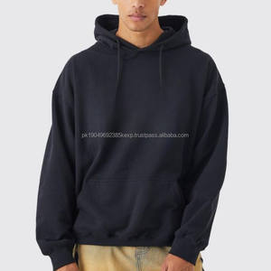 Sudaderas con Capucha para Hombre, Sudaderas Extra Grandes, Ropa Urbana, Hombros Caídos, Algodón Grueso, Bolsillo Funcional - Product Image 4