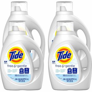 100% Authentic Ti-de Free & Gentle Liquid Laundry <b>Detergent</b> 64 Loads | 84 fl oz Available for Wholesale Buyers - Product Image 1