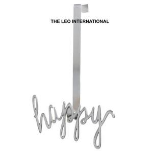 ที่แขวนพวงหรีดคริสต์มาสสแตนเลสทรงแปลกตา ขัดเงา หรูหรา คลาสสิก สำหรับตกแต่งคริสต์มาส - Product Image 3