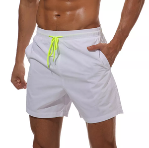 Short de course respirant décontracté de haute qualité pour hommes taille XS short en tissu maillé pour la natation à la plage - Product Image 4