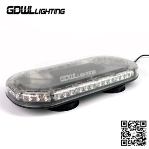 New ECE R10 R65 IP65 126W DC10-30V CE Certified 1 Year Warranty Car <strong>Rooftop</strong> <strong>Flashing</strong> LED Mini Light Bar Magnet Mount Light - Product Image 2