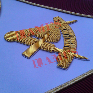 Tablier maçonnique Royal & Select Tablier maçonnique en cuir d'agneau de haute qualité pour uniforme - Product Image 3