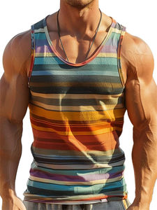 Ropa de entrenamiento de alta calidad más vendida, camiseta sin mangas para hombre, camiseta sin mangas de secado rápido para hombre - Product Image 2