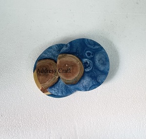 Eco-Material Wood Resin <b>Coaster</b> Table Mats and Pads Decorative Wood and Marble <b>Drinking</b> <b>Coasters</b> Tea Cup <b>Coaster</b> Kitchenware Use - Product Image 4
