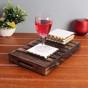 Best Sale American Design Free Stone Coasters Gold Border <b>Low</b> Price Coasters Restaurant Home Hotel Use Kitchen <b>Table</b> Mat Pad - Product Image 2