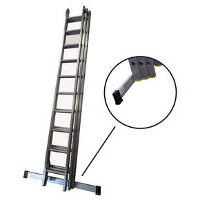 Échelle de plateforme en aluminium durable 6063 avec garde-corps pour les opérations d'usine - Product Image 1