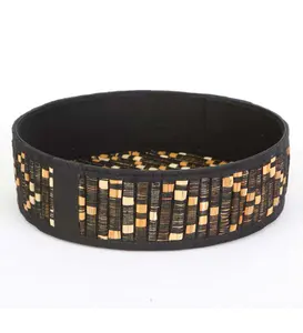 Plateau de service en jute fabriqué à la main Plateau de service en jute de haute qualité élégant pour la maison Hôtel Cuisine Utilisation de service en bas quantité minimale de commande - Product Image 6