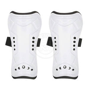 Protège-tibias de sécurité de boxe de haute qualité Protège-tibias de protection des pieds Protège-tibias en cuir MMA - Product Image 1