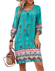 Vestido de Mujer de Alta Calidad para Otoño 2026, Estilo Vintage, Corte Entallado, Color Sólido, Manga Larga, Cuello en V, Cierre de Botón, Tejido - Product Image 1