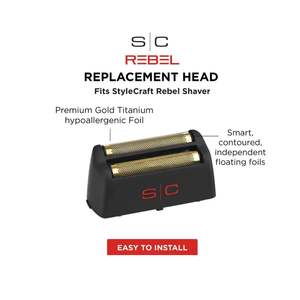 Cabezal de Repuesto de Láminas Dobles/Triple para Afeitadora Eléctrica, Accesorio para Afeitar Cuerpo y Rostro, Resistente al Agua y Lavable - Product Image 6