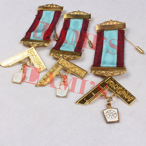 Meilleure qualité Mark Past Breast Jewel Maçonnic Regalia Jewel Custom Chest Tags Jewels - Product Image 1