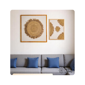 Handcrafted Seagrass <b>Wall</b> Frames Eco Friendly Natural Fiber <b>Wall</b> <b>Decor</b> for Home and Office Bulk Wholesale Decorative Frames - Product Image 3