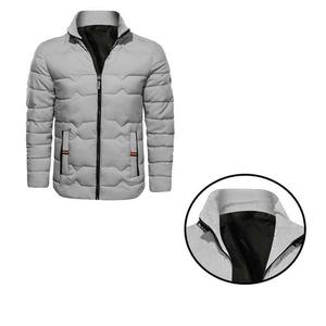 Vente en gros de duvet de canard gris personnalisé européen/USA OEM urbain veste de rembourrage bulle d'hiver pour hommes style de rue - Product Image 5