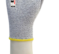 Glovtek AP05 Nivel 5 Guantes DE SEGURIDAD HPPE Suave Anti-Corte Antideslizante Resistente a la abrasión Calor Resistente a los solventes Anti Aceites Grasas - Product Image 6