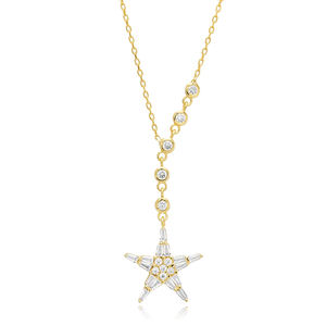 Star Design CZ Charm Pendentif Collier En Gros Turc À La Main 925 Bijoux En Argent Sterling - Product Image 3
