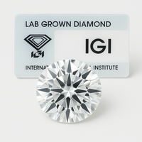 Diamant de laboratoire rond brillant VS de 1,50 carat |   Diamant en vrac certifié IGI, couleur DEF, HPHT, pour bijoux, bagues, boucles d'oreilles, pendentifs