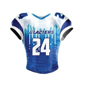 เสื้อเจอร์ซี่ระบายอากาศเครื่องแบบอเมริกันฟุตบอลไซส์ใหญ่พิเศษออกแบบได้ตามต้องการ - Product Image 4