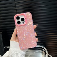 Coque de téléphone motif coque colorée de luxe pour iPhone 11 12 13 14 15 Pro Max 15plus antichoc mode belle coque de protection