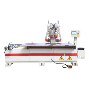 CNC tủ gỗ nhàm chán Máy mộng với lỗ khóa cửa và tính năng khoan bản lề - Product Image 2