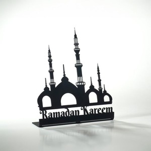 Centro de mesa de Metal con decoración de Ramadán adecuado para mesas de comedor familiares durante Ramadán Kareem y Eid Mubarak - Product Image 2