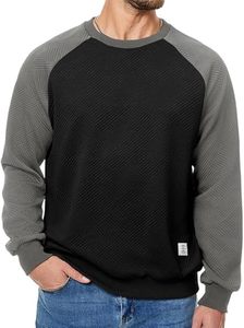 Sweat-shirts à col rond pour hommes, personnalisés en gros, à manches longues, décontractés, pour l'hiver, impression numérique, 100% polyester polaire - Product Image 6