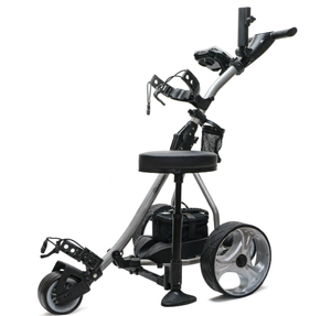 Nouvelle voiturette de golf électrique télécommandée X3R Lithium 10Ah avec batterie argentée, haute qualité, 3 roues, moteur 400W, charge utile 30kg - Product Image 2