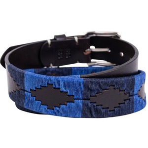 เข็มขัดหนัง PU สำหรับผู้ชายเข็มขัดกีฬาขี่ม้าหนัง PU ปักลายวิลเลี่ยมโปโล - Product Image 2