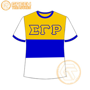 Vente en gros de t-shirt Sigma Gamma Rho pour femmes vêtements de sororité jersey de coton t-shirt respirant de haute qualité vêtements grecs pour femmes - Product Image 2