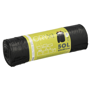 Sacchetti per Rifiuti con Chiusura Facilitata 50 Litri, Rotolo da 10 Sacchetti - Product Image 1