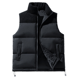 Chaleco Acolchado Térmico de Alta Calidad para Hombre, Estilo Motero, Cuello Alto, Sin Mangas, Otoño, Multibolsillos, Logotipo Personalizable, Ropa Exterior - Product Image 4