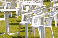 Table et chaises en plastique, Machine de moulage en plastique par Injection de 1200 tonnes
