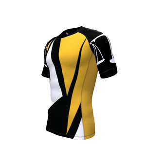 Chemise à col rond 100% coton pour hommes, coupe ample, vente en gros de t-shirt imprimé avec logo personnalisé, impression numérique pour le surf - Product Image 3