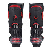 Chaussures de course en cuir pour moto, design personnalisé, cuir de haute qualité, chaussures de course pour moto