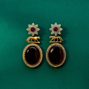 Bán buôn của cổ cổ điển bông tai với Victorian mạ có sẵn ở mức giá hợp lý - Product Image 5