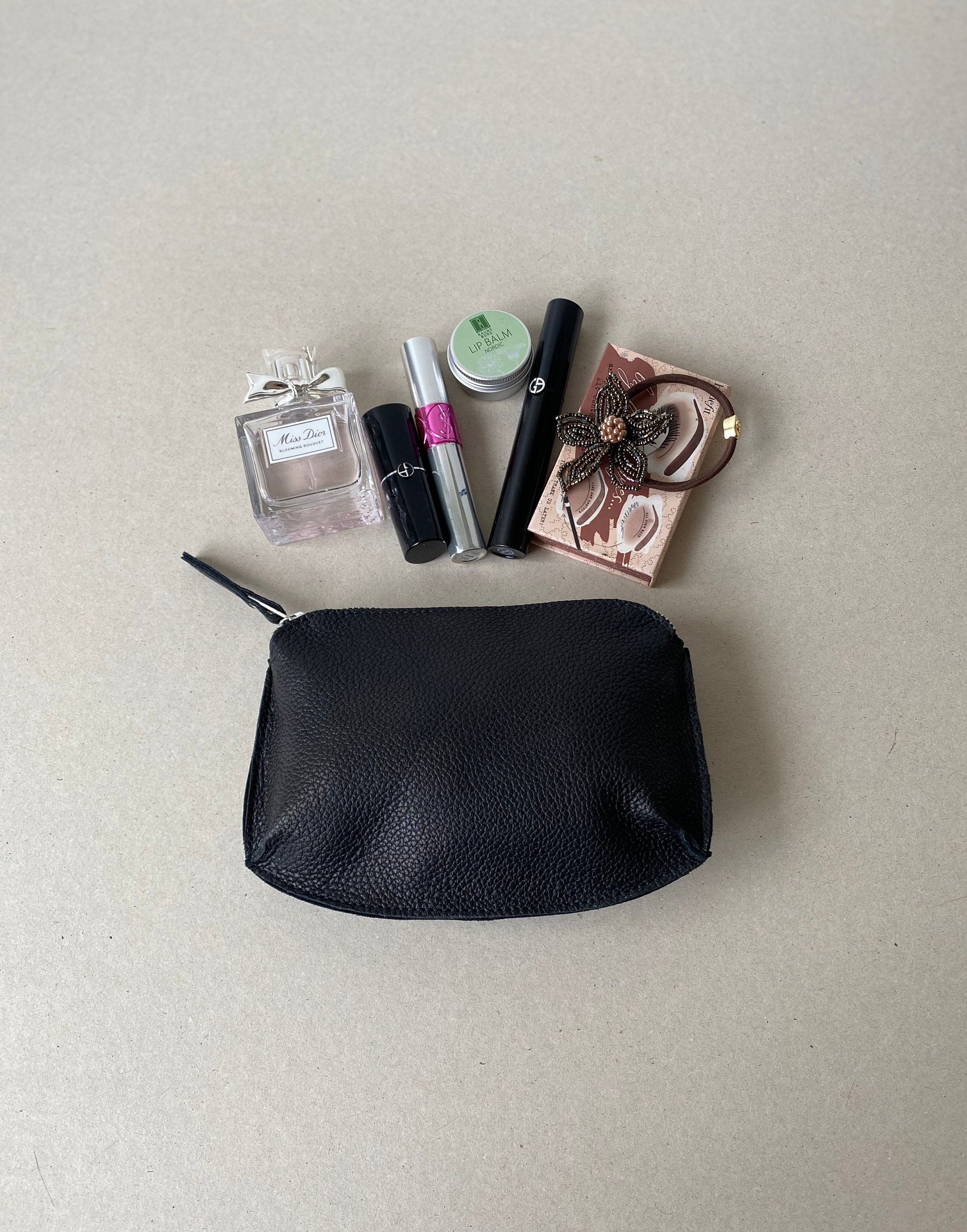 Factory Direct Custom Cosmetic Bags Portable Makeup for Toiletry Storage LCB-0074 Men's Shaving Kit with Zipper Wholesale
