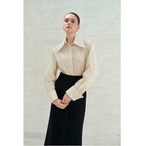 Nouvelle arrivée, longues jupes pour femmes, élégante jupe midi SENJI, décontractée, tissée, design A, respirante, écologique, unie, jupes régulières - Product Image 1