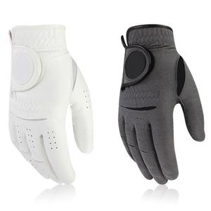 Fabricant de gants de golf unisexes personnalisés à doigts entiers en peau de mouton en cuir véritable antidérapant doux confortable respirant - Product Image 2