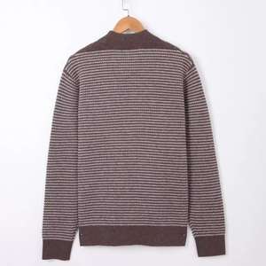 New Winter High Neck Thick Warm Men Plain Crew Neck RIB Sweaters <b>Jumper</b> Slim <b>Fit</b> Pullover Men Knitwear for Men - Product Image 2