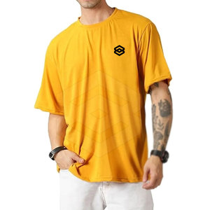 Camiseta ligera de gran tamaño Camiseta de secado rápido Nueva moda Uso al aire libre Camisa Diseña tu propia camiseta de gran tamaño - Product Image 1
